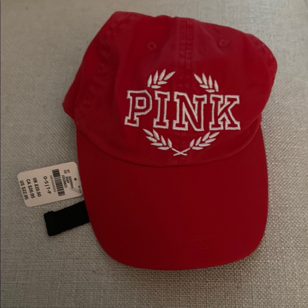 PINK Victoria's Secret Bold Red Hat